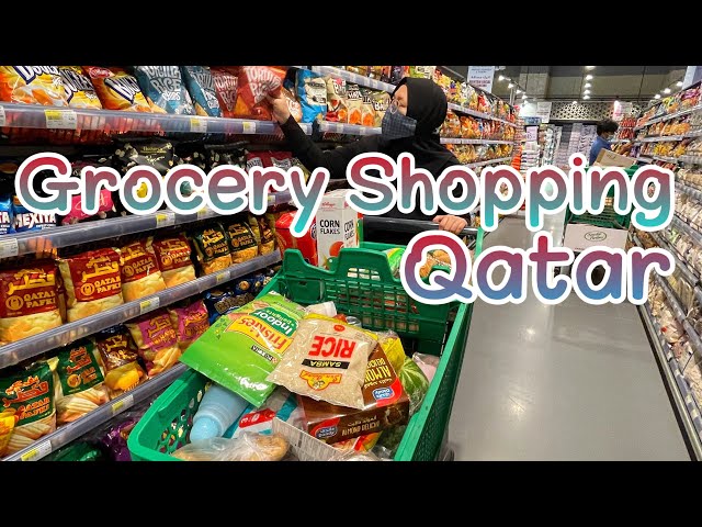 GROCERY SHOPPING || BELANJA MINGGUAN di QATAR, CEK HARGA BARANG || Akhirnya bisa belanja berdua.