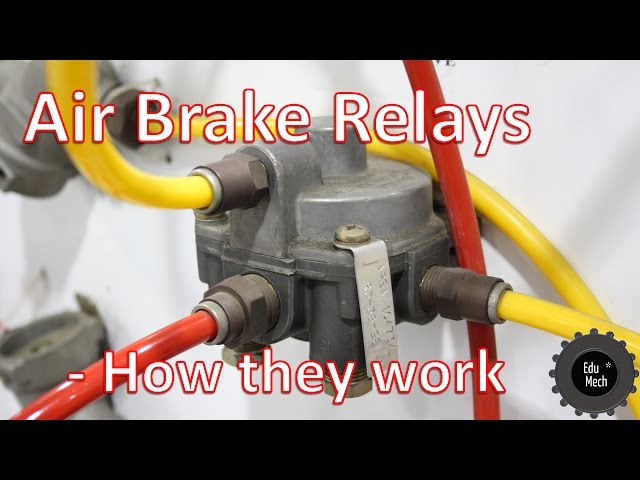 Air Brake Relay - How it Works. Air braking systems and Commercial vehicles