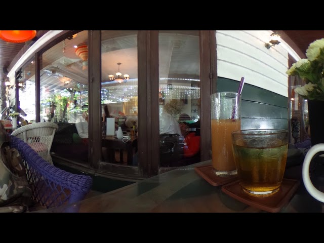 Ricoh Theta S - video 360 degree - Một góc cafe Đà Lạt Phố - Bắc Hải