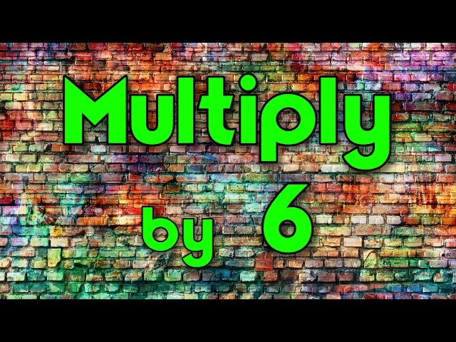 Multiply by 6 | Learn Multiplication | Multiply By Music | Jack Hartmann