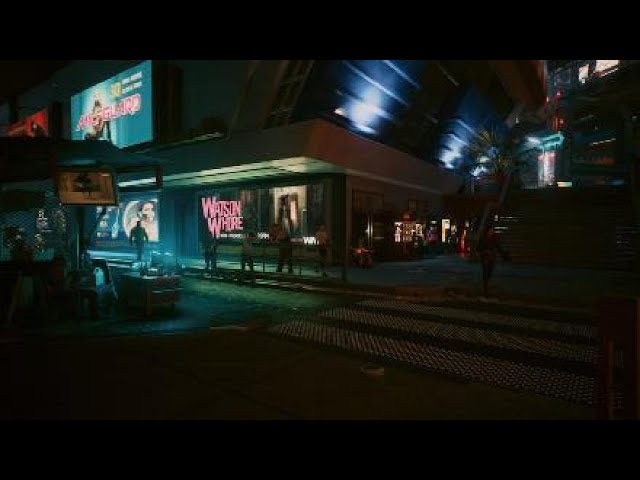 Cyberpunk 2077 Little China, slow walk ambience