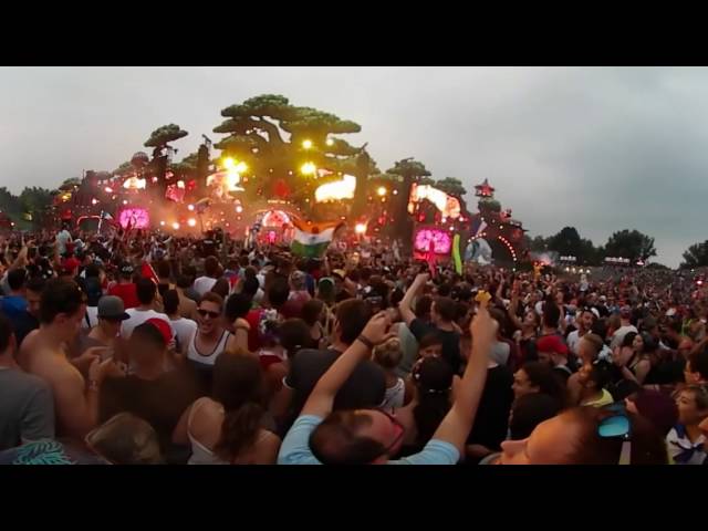 First 360 video of David Guetta at Tomorrowland Beldium 2016