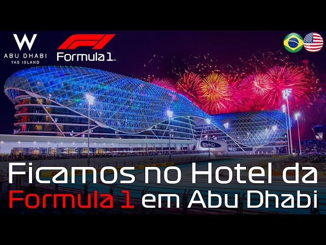 WE STAYED AT THE FORMULA 1 HOTEL | HOTEL W ABU DHABI | There was UFC training at our hotel