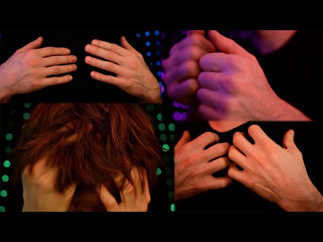 ASMR (Hand Sounds, Collarbone Tapping, Hair Play, Shirt Scratching)