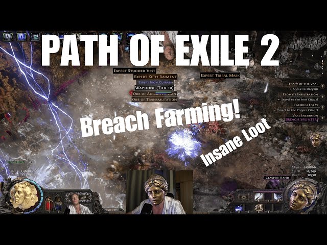 Path of Exile 2: Endless Breach Farming in Endgame! Insane Loot Drops