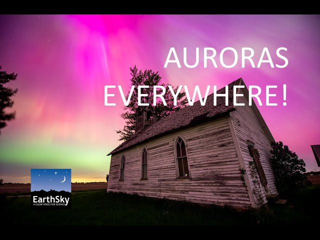 Solar Superstorm Produced Stunning Auroras