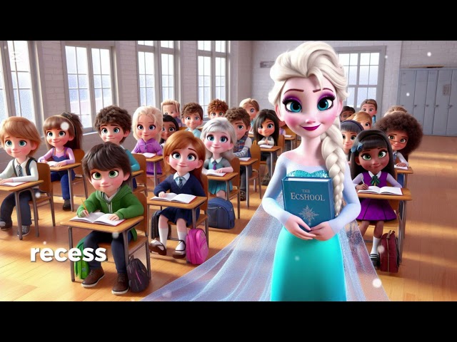 “Elsa’s Fun School Day! 🎒✨ New Kids Song & Learning Adventure”