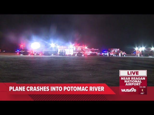 Several agencies respond to Potomac River to help with rescue operation after plane crash