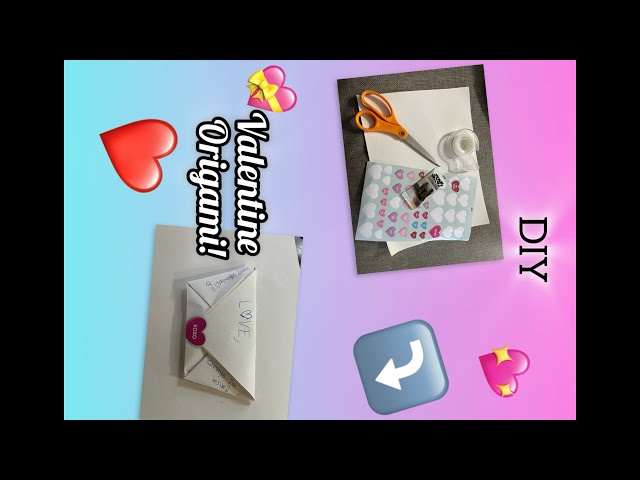 How to make origami valentines!!💌 ￼