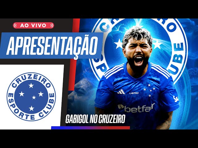 GABIGOL É APRESENTADO NO CRUZEIRO | AO VIVO E COM IMAGENS