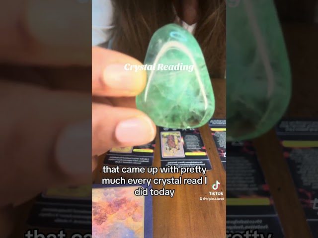 #Crystal #tarot energy reading and attraction with #tarotreader