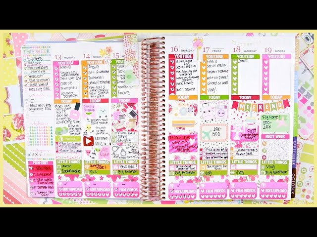 Planner Update #3: Bright Summer Fun + Sticker Hauls!