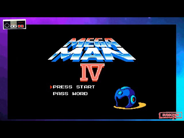 Mega Man 4 Retro Gaming Nintendo NES