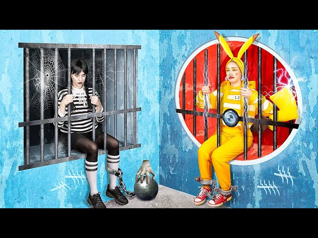 Pikachu VS Wednesday In Jail