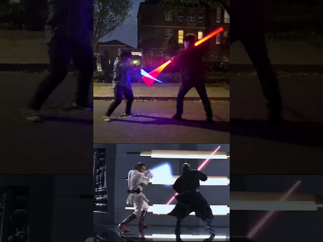 Obi wan vs darth maul side by side