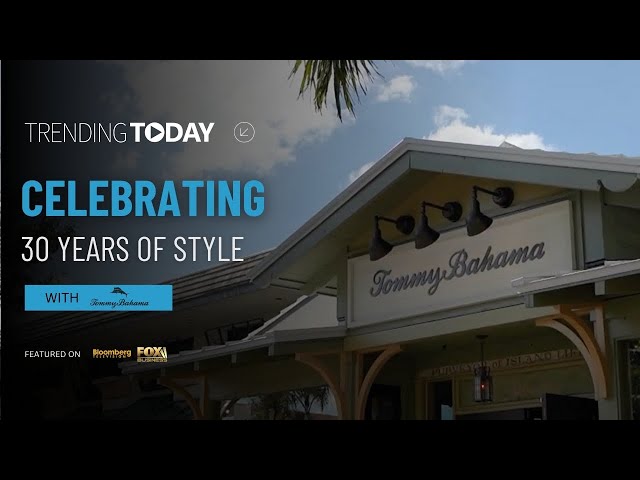 Celebrating 30 Years of Style: Tommy Bahama's New Collection Unveiled on Trending Today