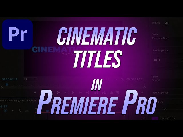 How to Add Title in Premiere Pro