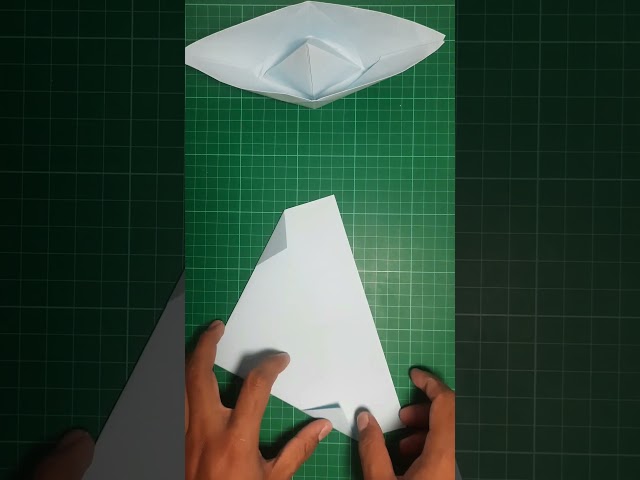 How to make a paper boat #origami #papercraft