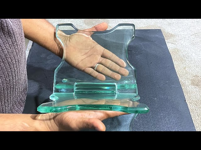 Glass Rehal Holy Book Stand for Reading Quran, Geeta, Guru Granth Sahib #glasswork