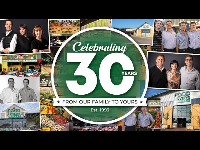 Celebrating 30 years of Food Lover's Market