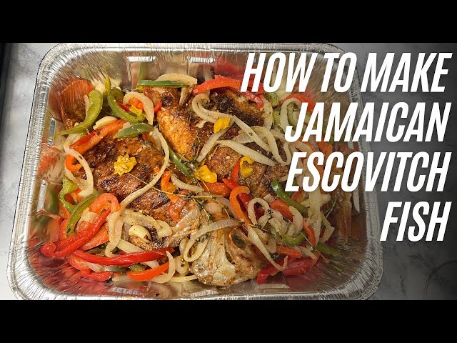 How to make Jamaican Escovitch fish.