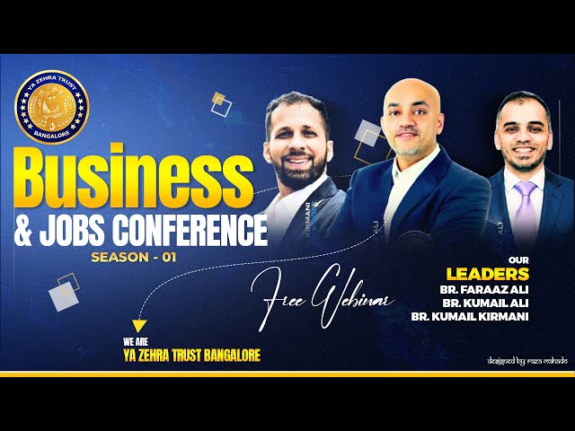 🔴 BUSINESS & JOBS CONFERENCE 2025 | FREE WEBINAR | Unlock Global Opportunities & Career Growth! 🚀