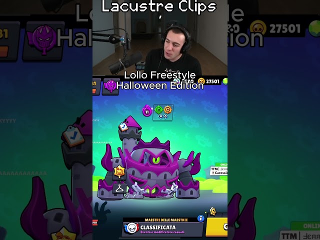 LOLLO HALLOWEEN FREESTYLE🎃|Lacustre Clips| #twitch #clips #live #lollolacustre #brawlstars