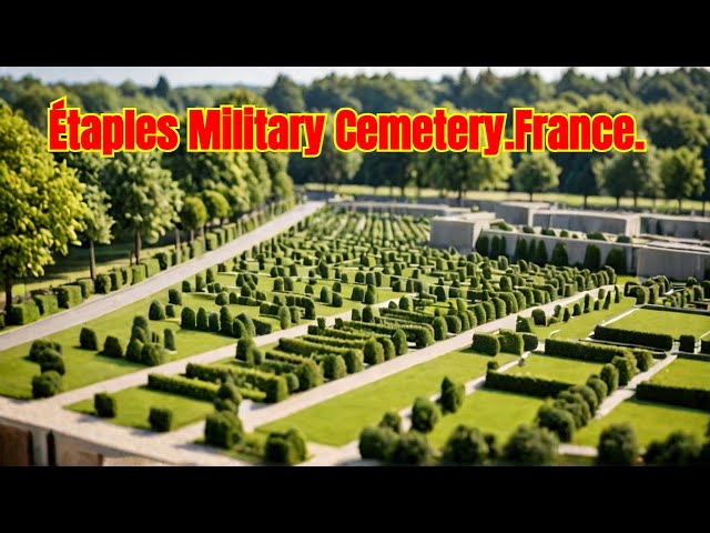 Europe in miniature.Étaples Military Cemetery.France.Part 321.