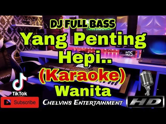 YANG PENTING HEPI - JAMAL MIRDAD (KARAOKE) Dj Full Bass || Nada Wanita || BES minor