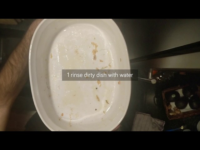 how to hand wash dishes