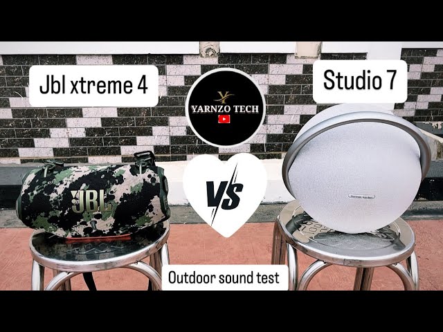 Outdoor sound comparison between onyx studio 7 & Jbl xtreme 4