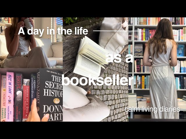 A day in my life as a bookseller | vlog | spend the day with me