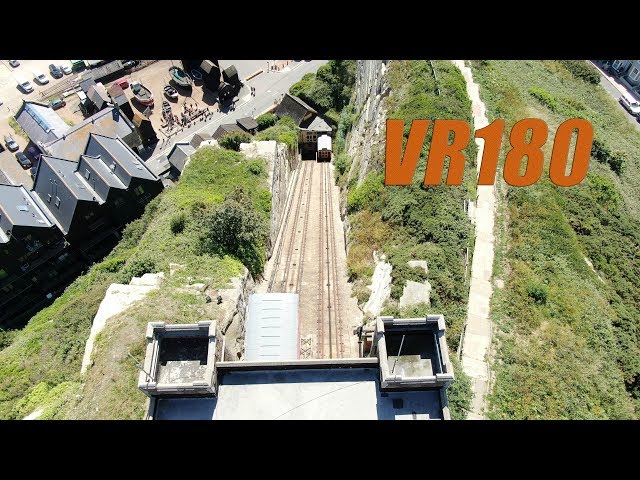 Hastings East Hill Lift Railway in 5.7K VR180