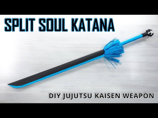 How to Make Paper SPLIT SOUL KATANA - DIY Jujutsu Kaisen Weapon