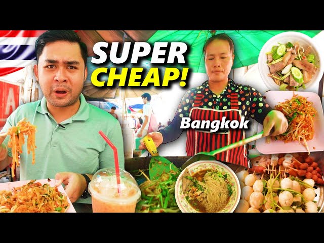 10 SUPER CHEAP Street Food of BANGKOK! Best Thai Cheap Eats!🇹🇭