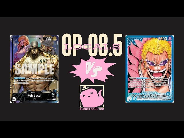 (OP08.5) OPTCG POV: Lucci vs Blue Doffy! Galaxy Gaming Locals! Round 1!