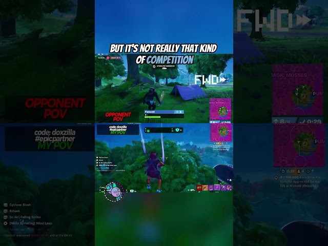 Doxzilla x Fortnite C6S1.69⚔️ | Bad times at Magic Mosses #shorts #fortniteclips