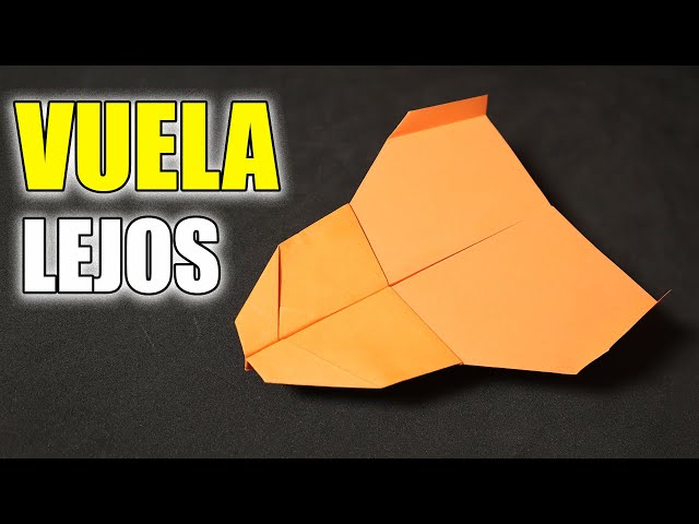 Como Hacer un Avión de Papel Que Vuela Mucho y Lejos, Fácil de Hacer | Aviones de Papel