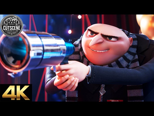 [4K UHD] Gru Captures Maxime Intro | Despicable Me 4 (2024)