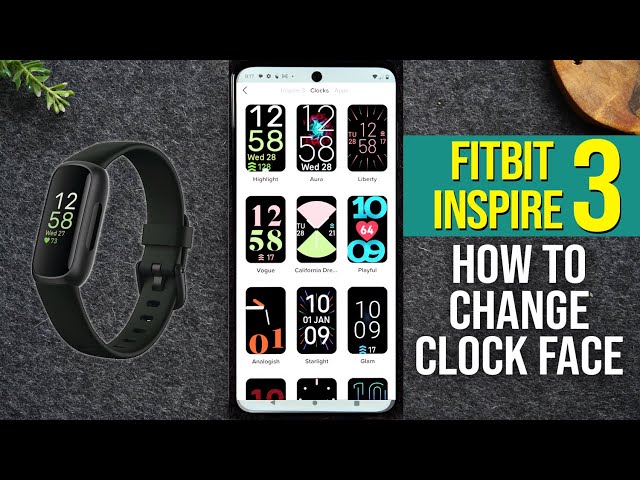 How to Change the Clock on Fitbit Inspire 3