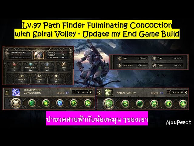 Lv.97 PathFinder CI Fulminating Concoction with Spiral Volley - End game Build Guide | PathofExile2