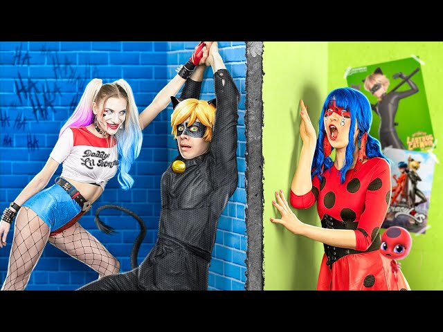 Harley Quinn stal de vriend van LadyBug! Harley Quinn en Cat Noir zijn nu een stel!