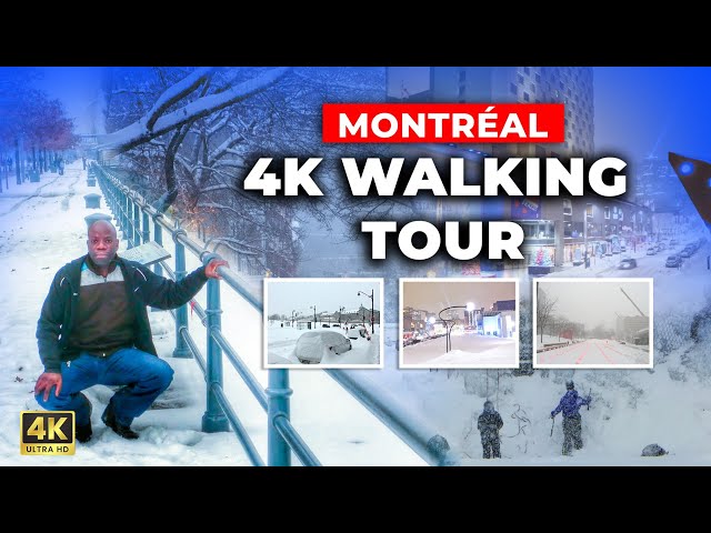 Montreal: The Most Beautiful Winter City (4K Walking Tour)