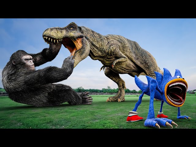 New Hollywood Movie (2024) Dinosaur Attack | T-rex Vs Anaconda | Jurassic Park| Dinosaur - Part 508