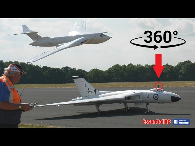 360 PANORAMIC ONBOARD 4K video: BIG AVRO VULCAN, VALIANT & VICTOR BOMBERS (You control the view !)