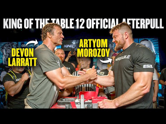 King of the Table 12 Official Afterpull ft. Devon Larratt, Korean Hulk, RVJ, Artyom Morozov + more!