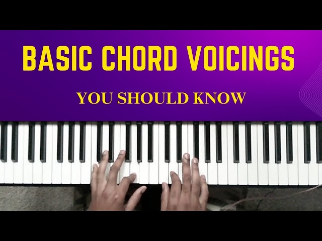 Piano Chords Every Beginner Should Know...