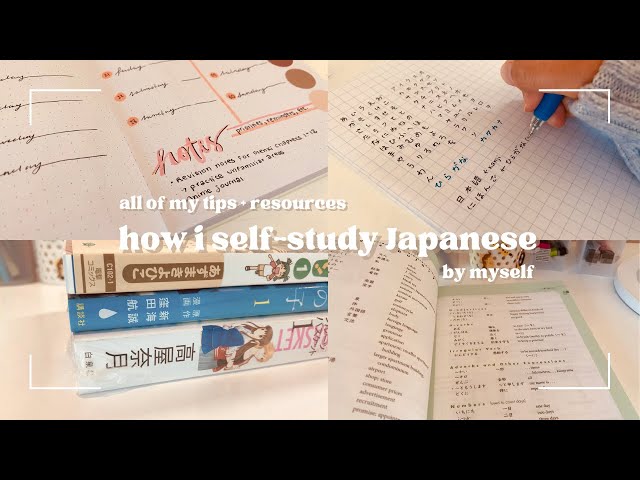 how i study japanese (self-study by myself) + my tips & best resources for beginners | my guide