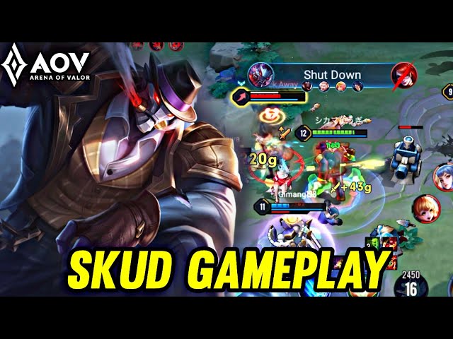 AOV : SKUD GAMEPLAY | IN JUNGLE - ARENA OF VALOR LIÊNQUÂNMOBILE ROV