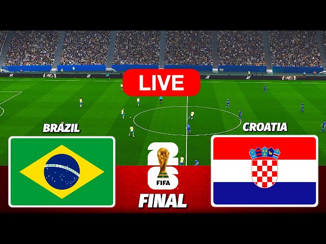 BRAZIL vs CROATIA - FIFA World Cup 2026 FINAL || Live Football Match | PES 21